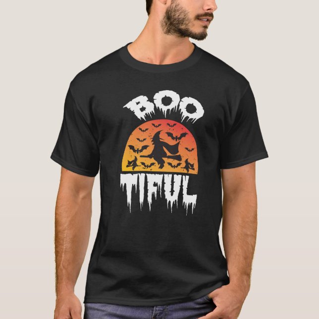boo tiful halloween costume party t shirt (Framsida)