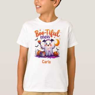 Boo-Tiful  Halloween Ghost T Shirt