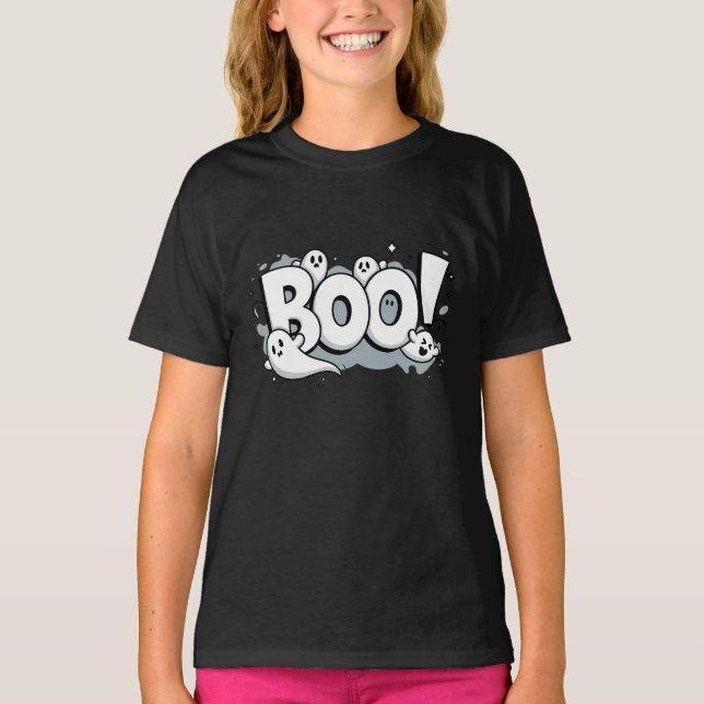 Boo-tiful Halloween Surprise T Shirt (Framsida)