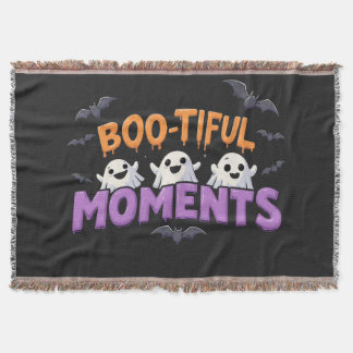 Boo-Tiful Moments Cute Halloween Ghosts and Bats Filt