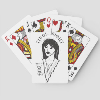 Boo! Tiful Night witch Halloween Casinokort