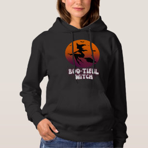 BOO-TIFUL WITCH SILHOUETTE HALLOWEEN WOMEN T SHIRT