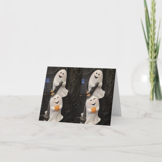 **BOO TILL DIG / HAPPY HALLOWEEN OCKSÅ** KORT (Framsida)