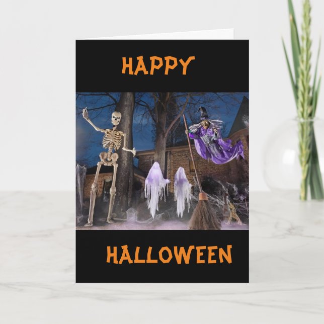 "BOO TILL DIG" OCH "GLAD HALLOWEEN KORT (Framsida)