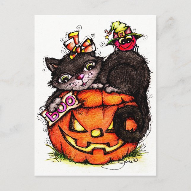 Boo till dig! vykort (Framsida)