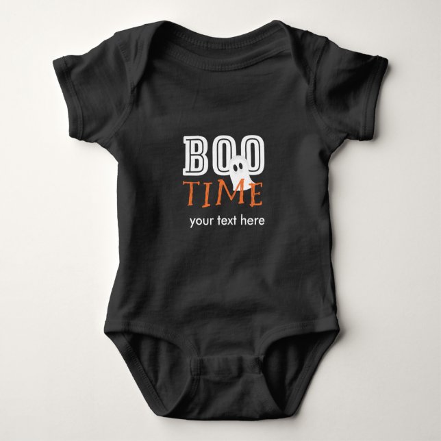BOO TIME Ghost Personlig Anpassningsbar Shirt Tee (Framsida)