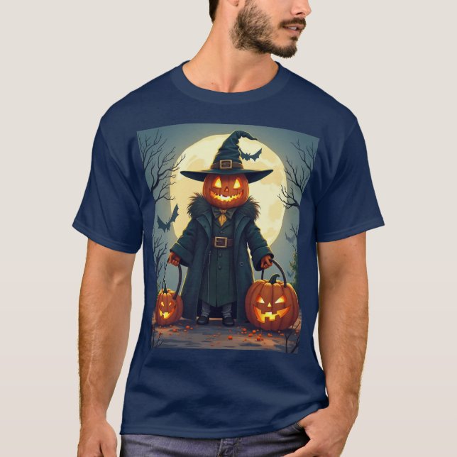 Boo-tistilt taloky Halloween Tee (Framsida)