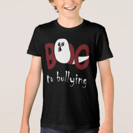 Boo to Bullying Spooky Ghost Halloween T Shirt