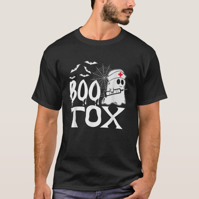 Boo Tox Dysport Dealer Filler Botox Nurse Hallowee T Shirt (Framsida)