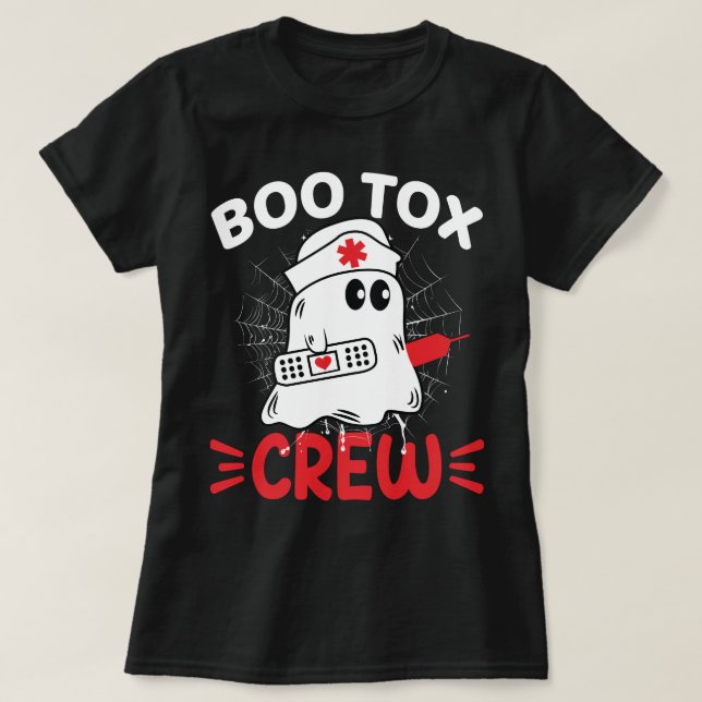 BOO-Tox Filler Botox Dysport estesisk sjukskötersk T Shirt (Design framsida)