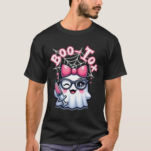 Boo-tox-injektor Halloween Filler Botox Dysp T Shirt (Framsida)