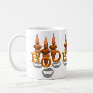 Boo! Tre Cute Ghosties Kaffemugg