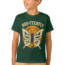 BOO-TTERFLY Halloween Pun T-Shirt-Spooky Butterfly