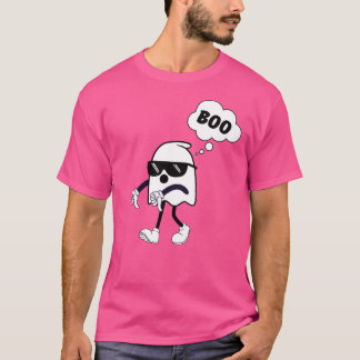 Boo - Tumbs Down Coola Ghost Meme Funny Halloween T Shirt