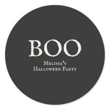Boo Vintage Halloweenfest Svart
