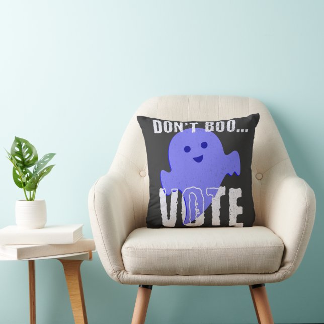 Boo Vote Black & Blue Dekorativ kudde (Stol)