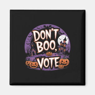 Boo Vote Kamala Harris W 2024 President Kampanj Magnet