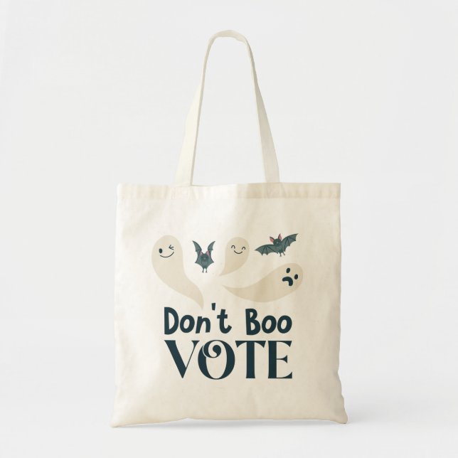 Boo Vote Spöken och Fladdermus Tygkasse (Framsidan)