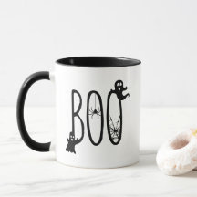 Boo Whimsical Kusliga Spöken Halloween