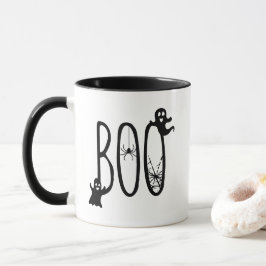 Boo Whimsical Kusliga Spöken Halloween Mugg
