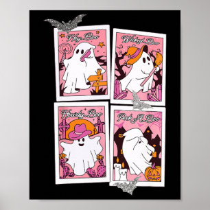 Boo Wicked Boo Howdy Boo Peek A Boo Halloween Poster