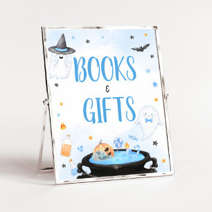 Boo-y Halloween Baby Shower Bokar och presenter Poster