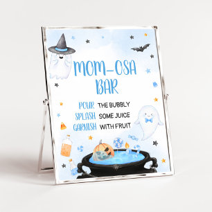 Boo-y Halloween Baby Shower Mamma Osa Pub Poster