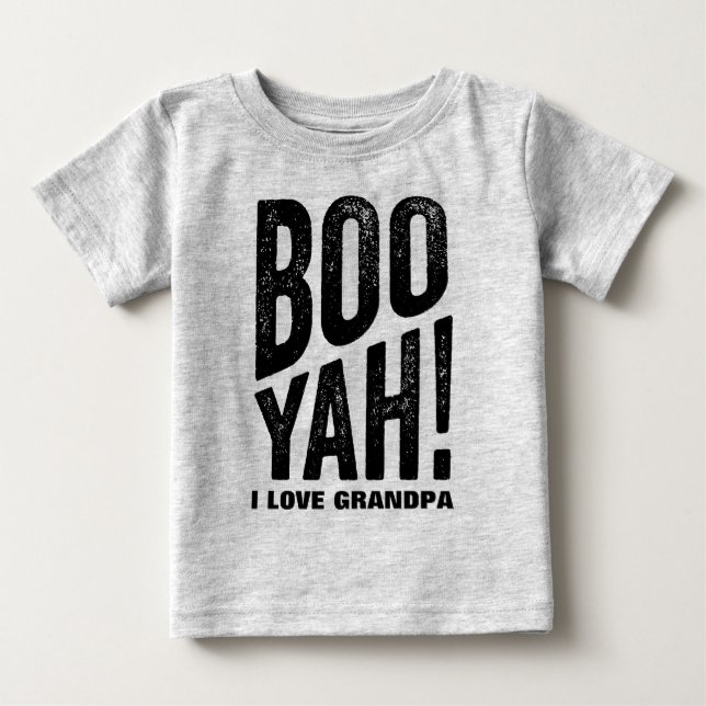 Boo Yah Grandma och Grandpa T Shirt (Framsida)