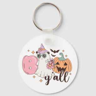 Boo Y'All Halloween Nyckelring