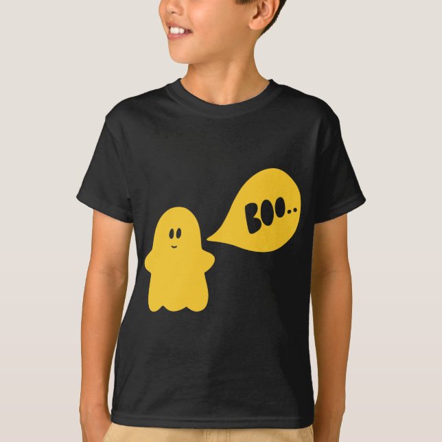 Boo Yall Halloween T Shirt (Framsida)