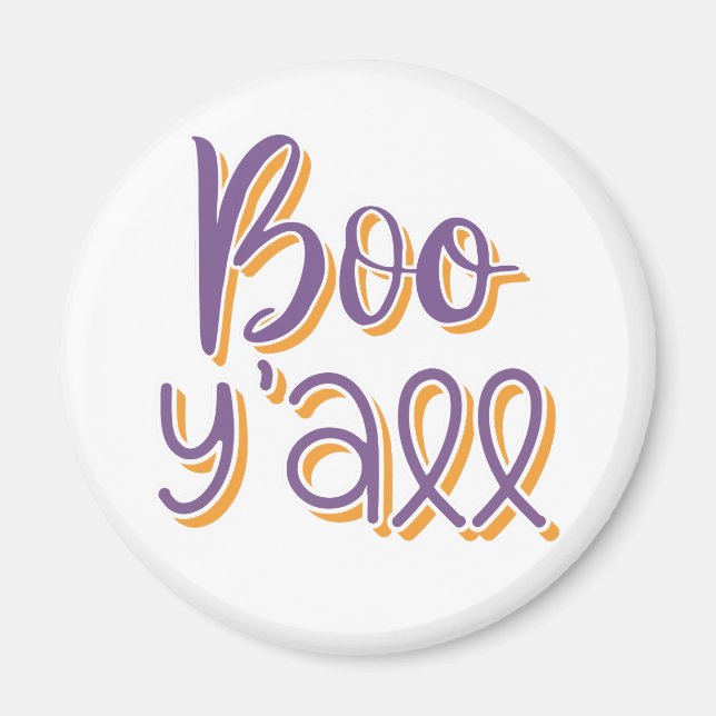 Boo Y'all Magnet (Framsidan)