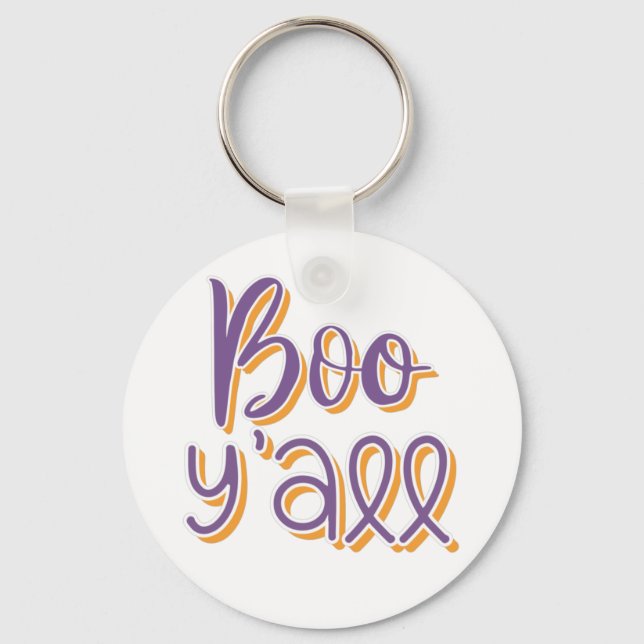 Boo Y'all Nyckelring (Framsida)