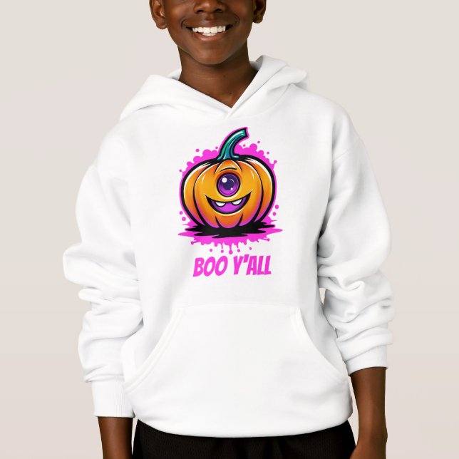Boo Y'All, snyggt halloween-design T Shirt (Framsida)