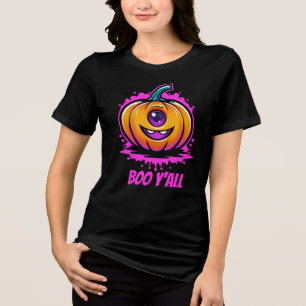 Boo Y'All, spöktuttig Halloween-design T Shirt