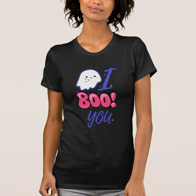 Boo You Happy halloween T-Shirt (Framsida)