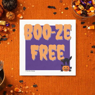 Boo‑ze Free Halloween Sober Fest Pappersservett