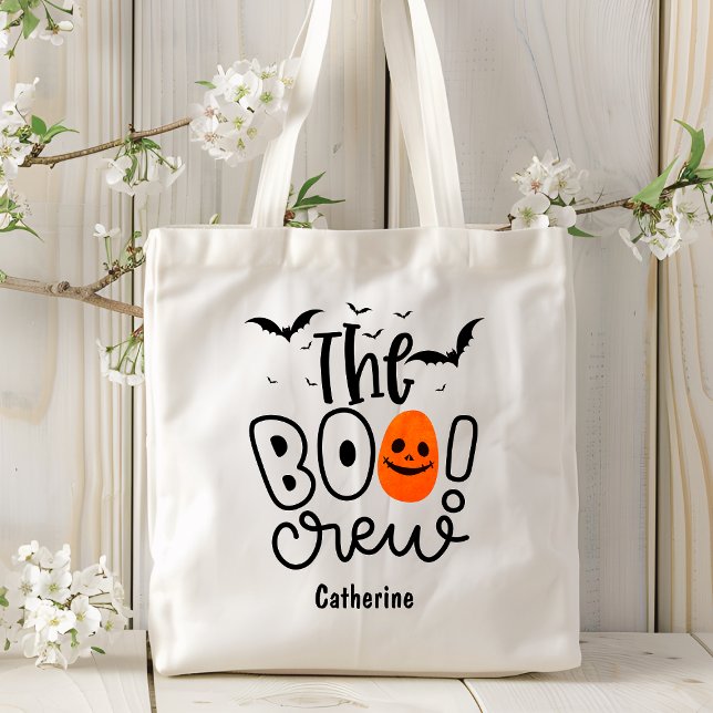 Boobesättningen Personligen Namn | Halloween Tygkasse (Skapare uppladdad)