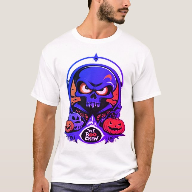 Boobesättningen pumkin Halloween t-shirt (Framsida)