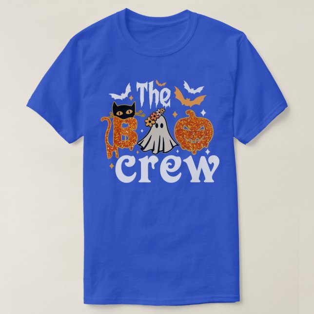 Boobesättningsmedlemmen Groovy Pumpkin and Cat-fam T Shirt (Design framsida)