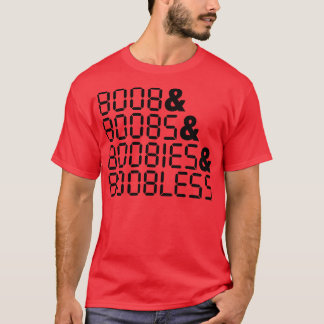 BOOBLESS Calculator Upsidedown Ord T Shirt