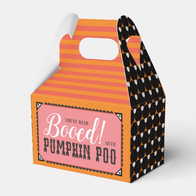 Boobox | BOOed med Pumpkin Poo! Presentaskar (Framsidan Sidan)