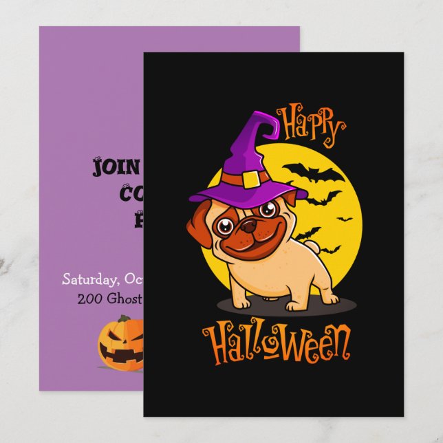 BooF-Bruno the Witchy Fransk Bulldog (Fram/baksida)