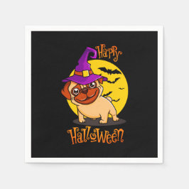 BooF-Bruno the Witchy Fransk Bulldog Pappersservett