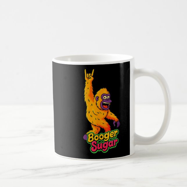Booger Socker Näsa Öl Sasquatch Yeti Näsa Nachos Kaffemugg (Höger)