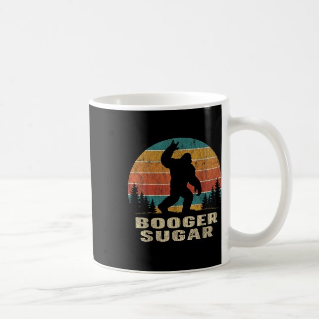 Booger Socker Sasquatch Roligt Memo  Kaffemugg (Höger)