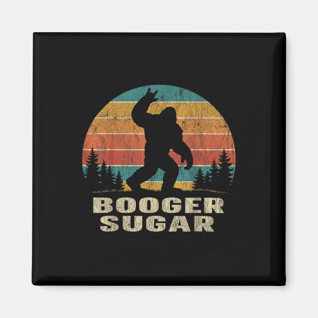 Booger Socker Sasquatch Roligt Memo  Magnet (Framsidan)