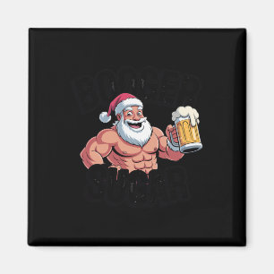 Booger Sugar Santa Funny Muscular jul Memb Magnet
