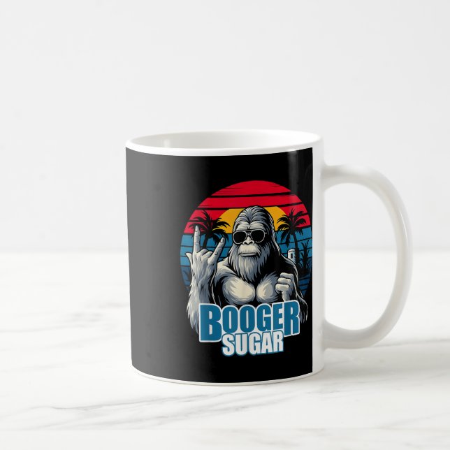 Booger Sugar Sasquatch Funny Gorilla Bigfoot Kaffemugg (Höger)