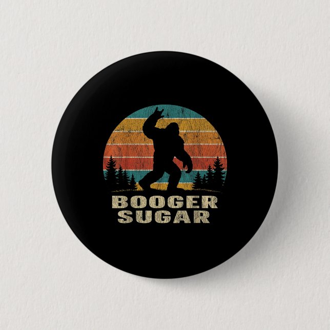 Booger Sugar Sasquatch Funny Meme  Knapp (Framsida)