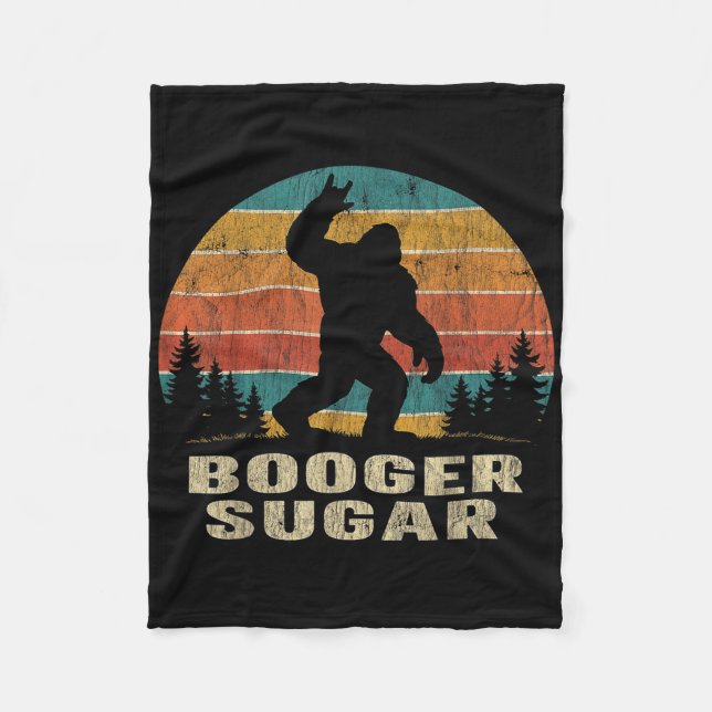 Booger Sugar Sasquatch Roligt Memo  Fleecefilt (Framsidan)